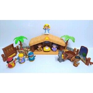 Fisher Price Little People Deluxe Musical Christmas Story Nativity Set  Works